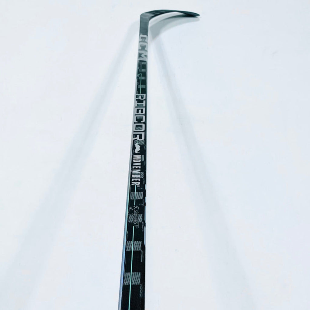 AUSTON MATTHEWS Custom MOVEMBER CCM Ribcore Trigger 7 Pro Hockey Stick-LH-80 Flex-P90-Grip W/ Bubble Texture