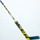 New Custom Gold & Maroon CCM Extreme Flex 5 Pro Lite Hockey Goalie Stick-26" (Stamp)-Regular-P31