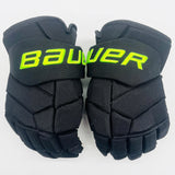 Dallas Stars BLACKOUT Bauer Supreme MACH Hockey Gloves-15"-Custom Vapor Cuff-Single Layer Palms