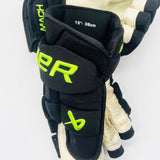 Dallas Stars BLACKOUT Bauer Supreme MACH Hockey Gloves-15"-Custom Vapor Cuff-Single Layer Palms