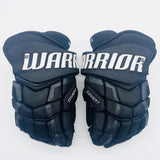 Roope Hintz Game Used Warrior Covert QRE Gloves-14"-Easton Cuff-Cut Thumbs