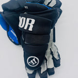 Roope Hintz Game Used Warrior Covert QRE Gloves-14"-Easton Cuff-Cut Thumbs