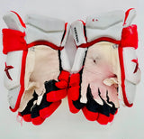 Boston University Bauer Vapor 1X Hockey Gloves-15"-Single Layer Palm