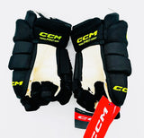 New Dallas Stars BLACKOUT CCM HGTK Hockey Gloves-14"-Single Layer Palms