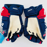 New Team USA Bauer Supreme MACH Hockey Gloves-USA Hockey Logo-14"