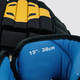 New Colorado College Bauer Nexus 2N Pro Hockey Gloves-15" (Gold Palms)