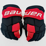 New Ohio State Bauer Supreme Ultrasonic Hockey Gloves-13"