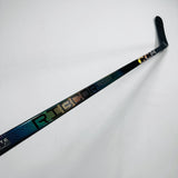 New Custom Silver CCM Ribcore Trigger 8 Pro-LH-95-P90M-Grip W/ Bubble Texture