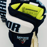 New University of Maine Warrior Alpha DX Hockey Gloves-14"