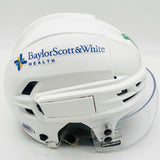 Texas Stars CCM Supertacks 910 Hockey Helmet-Bauer Visor-Small-White
