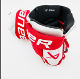 Boston University Bauer Vapor Hyperlite Hockey Gloves-13"-Single Layer Palms
