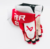 Boston University Bauer Vapor Hyperlite Hockey Gloves-15"-Single Layer Palms