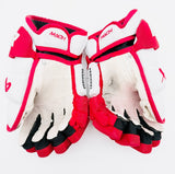Boston University Bauer Supreme Mach Hockey Gloves-15"-Single Layer Palm