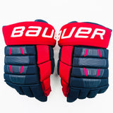 New Team USA Kane Spec Bauer Pro Series Hockey Gloves-14"-Single Layer Palm
