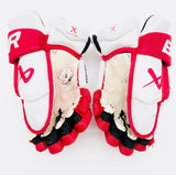 Boston University Bauer Vapor Hyperlite Hockey Gloves-14"-Single Layer Palms