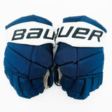 Tampa Bay Lightning Bauer Vapor Hyperlite Hockey Gloves-13"-Single Layer Palms-Short Cuff