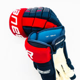 New Team USA Kane Spec Bauer Pro Series Hockey Gloves-14"-Single Layer Palm