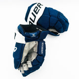 Tampa Bay Lightning Bauer Vapor Hyperlite Hockey Gloves-13"-Single Layer Palms-Short Cuff