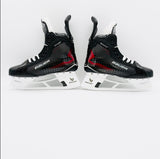 New Custom Red Bauer Supreme Shadow Hockey Skates-6.5 D/A-263