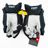 New NHL Pro Stock CCM HG12 Hockey Gloves-15"-Grey Palms