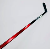 New Custom Red CCM JetSpeed FT8 Pro-LH-90-P90-Grip W/ Bubble Texture