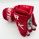 Team Russia Bauer Vapor 1X Pro Hockey Gloves-13"-Single Layer Palm-Short Cuff