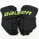 New Dallas Stars BLACKOUT Bauer Supreme Mach Pro Hockey Gloves-15"-Single Layer Palms