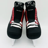 New Custom Red True Custom Pro Two Piece Goalie Skates- 7 D/A-7-Shift Attack Holder