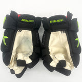 Dallas Stars BLACKOUT Bauer Vapor 2X Pro Hockey Gloves-14"-Custom Short Cuff-Single Layer Palms
