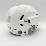 New NHL Pro Stock CCM Super Tacks X Hockey Helmet-Small-White