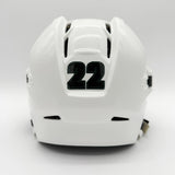 NHL Pro Stock CCM Super Tacks X Hockey Helmet-Large-White-Warrior Visor