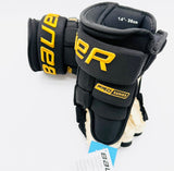 New Colorado College Bauer Pro Series Hockey Gloves-14"-Single Layer Palms