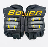 New Colorado College Bauer Pro Series Hockey Gloves-13"-Single Layer Palms