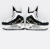 Nearly New Custom White CCM Tacks XF Pro Hockey Skates-9.5 D/A-280