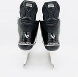 New Custom Green Bauer Supreme Shadow Hockey Skates-11-Fit 3-296-FlyTi