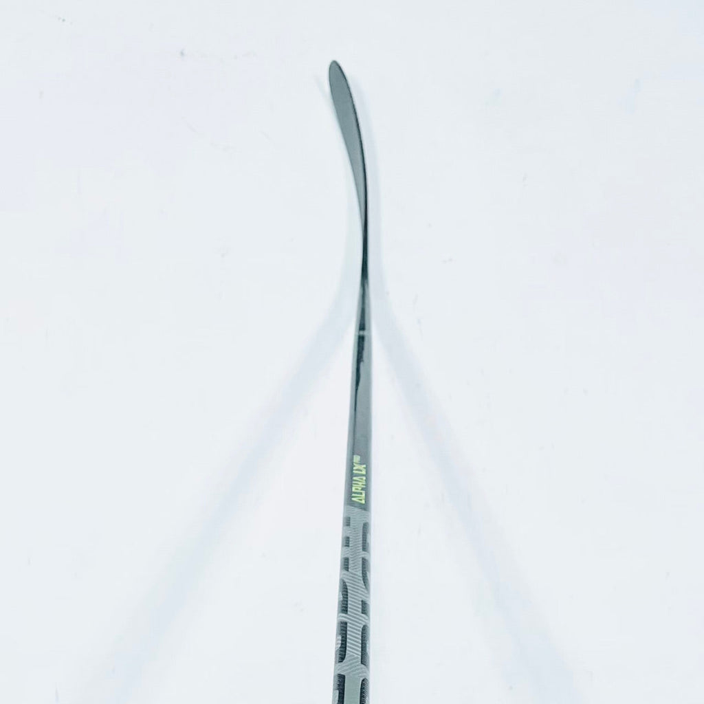 New Custom Gold Warrior Alpha LX Pro Hockey Stick-RH-100 Flex-P92M-Grip W/ Raised Texture (72" Tall)