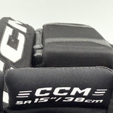 New Pro Stock CCM HG97PP Hockey Gloves-15"-Grey Palms