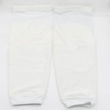 NHL Pro Stock Adidas Practice Socks-Kevlar Backing-White-Extra Large+