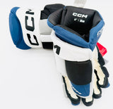 New Tampa Bay Lightning CCM JetSpeed FT1 Hockey Gloves-14"-Single Layer Palms