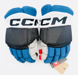 New Tampa Bay Lightning CCM Tacks XF Pro Hockey Gloves-13"-Single Layer Palms