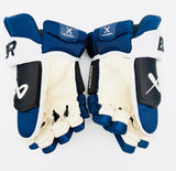 Custom Tampa Bay Lightning Bauer Vapor HyperLite Hockey Gloves-15"-Single Layer Palms