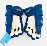 New Tampa Bay Lightning Bauer Supreme Mach Hockey Gloves-14"-Single Layer Palms-Modifed Cuff