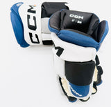 New Tampa Bay Lightning CCM JetSpeed FT1 Hockey Gloves-14"-Single Layer Palms