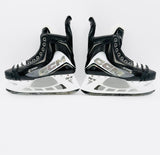 New Custom White CCM JetSpeed FT8 Pro Hockey Skates-7 3/4 D/A-280-Custom White Tongues-LS Pulse Ti-No Insoles