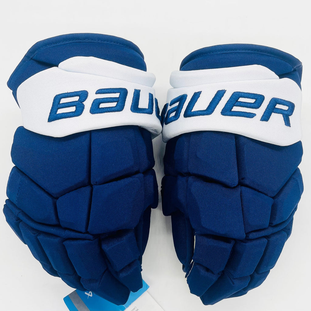 New Toronto Maple Leafs Bauer Supreme Ultrasonic Hockey Gloves-14"-Single Layer Palms