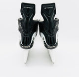 New Custom White CCM JetSpeed FT8 Pro Hockey Skates-7 3/4 D/A-280-Custom White Tongues-LS Pulse Ti-No Insoles
