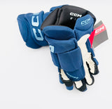 New Tampa Bay Lightning CCM JetSpeed FT1 Hockey Gloves-15"-Single Layer Palms