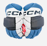 New Tampa Bay Lightning Reverse Retro CCM JetSpeed FT8 Pro Hockey Gloves-13"-Single Layer Palms