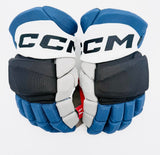 New Tampa Bay Lightning Reverse Retro CCM JetSpeed FT8 Pro Hockey Gloves-14"-Single Layer Palms