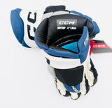 New Tampa Bay Lightning Reverse Retro CCM JetSpeed FT8 Pro Hockey Gloves-14"-Single Layer Palms